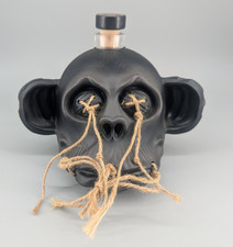 EMPTY Deadhead Rum Bottle Dark Chocolate Flavored Rum Shrunken Head EMPTY picture