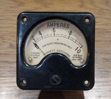 Ex-MOD AM RAF Everett Edgcumbe RF Thermo-Couple Ammeter 0-1A 0.39R (1940) picture