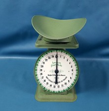 Vintage Green American Family Kitchen Scale 25 lbs Model Rustic picture