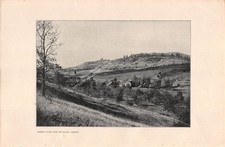 1902 THE DALLES OR OREGON Farming Scene antique ILLUSTRATION from photograph picture