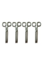 WWII German Tunic Belt Hooks (4 pcs) picture
