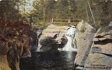 North Woodstock New Hampshire 1912 Postcard Indian Leap Groveton RPO TR64 picture