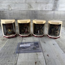 Vintage Disney Tiny Kingdom Set of 4; Pinocchio Figaro Jiminy Cricket Cleo In Bo picture