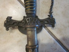 ANTIQUE FCB KNIGHTS OF PYTHIAS CEREMONIAL SWORD w/ Scabbard picture