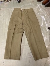 ORIGINAL WWII US ARMY M1938 WOOL COMBAT FIELD TROUSERS- XLARGE 38 WAIST picture