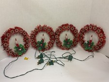 VTG-RARE (4) RED TINSEL 7