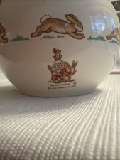 Royal Dalton Bunny Kins 1936 3 Inch Bank Cowboys And Indians picture