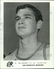 1969 Press Photo Number 54, Dale Schlueter, in San Francisco Warriors uniform. picture