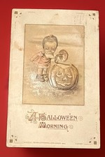 Winsch 1914 Halloween Jack-O-Lantern Vintage Postcard C86 picture