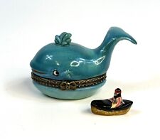 Porcelain Hinged Trinket Box Jonah And The Whale picture