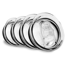 XccMe 30oz Skinny Tumbler Replacement Lids 4 Pack,Spill Proof 30oz, 4 PACK picture