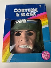 Vintage 1982 Ben Cooper GI Joe Children's Halloween Costume with Mask And Box picture