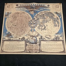Original 1969 Michael Ramus Myths Maps & Men Merrill Lynch Moon Apollo Pictorial picture