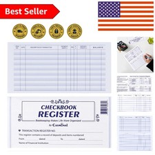 Personal & Business 12-Pack Check Register - Clear Layout for Easy Budgeting picture