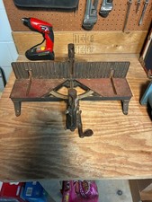 Vintage Millers Falls Co. Size 2 No. 73 Cast Iron Miter Box Patent Sept 20, 1909 picture