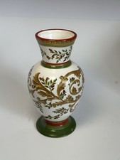 LAURA ASHLEY HOME Floral Porcelain Vase 9.0 “ (220mm ) X Approx 3.5”. Dia  Base picture