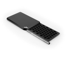 NEW Royal Box Black Hole 100% Waterproof 45 Slot Luxury Snuff Box Slide In Straw picture