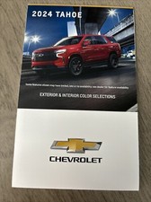 2024 CHEVY TAHOE 6-page Exterior/Interior Colors Original Dealer Brochure picture