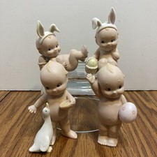 VTG 90’s Jesco Enesco Rose O’Neil Kewpies Easter Themed Bunny Ears & Eggs (FLAW) picture