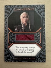 Daenerys Targaryen Costume Relic Card – Game of Thrones QC2 – Quote: “Wheel” picture