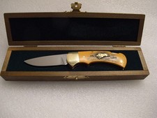 Puma Wildlife Series Vintage 4 Star 715 Wild Boar, Roebuck, Ivory Micarta Scales picture
