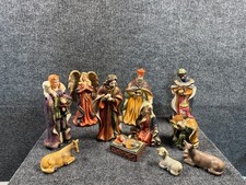 Beautiful Vintage 11 pc. Nativity Set picture