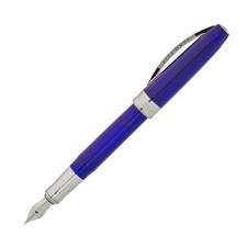 Visconti Michelangelo Fountain Pen in Blue - Fine Point - NEW in Box picture