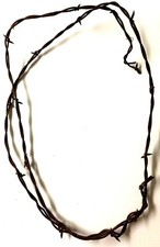 REAL RUSTY TEXAS BARBED WIRE,CATTLE FENCING,AUTHENTIC,SOLD IN TWO FEET INCREMENT picture