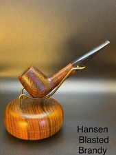 Vintage Hansen Blasted Brandy Tobacco Pipe picture