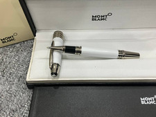 Montblanc JFK Special Edition Rollerball Pen White Silver Luxury New Gift Box picture