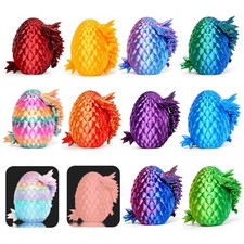 12PCS 3D Printed Dragon Eggs, Easter Basket Small to Medium, 12pc(color-a) picture