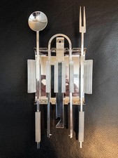 RARE MINT ITALIAN MCM SILVERPLATE BAR TOOL SET ATTRIBUTED TO GIO PONTI C1960 picture