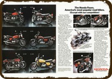 1976 HONDA CB-750 CB-550 CB400 GL1000 Motorcycle DECORATIVE REPLICA METAL SIGN picture