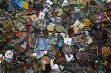 YUGOSLAVIA Unsorted LOT of 75 old vintage antique lapel pin badge lot picture