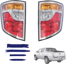 Left and Right Rear Tail Lights w/o Bulbs Compatible with Honda Ridgeline RT/RTL picture