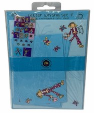 Vintage Y2K Groovy Chick Letter Writing Stationery Set Stickers Bang on the Door picture