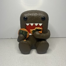 Vintage DOMO KUN Piggy Bank Figure Eating Rice Crackers NHK TYO Japan picture