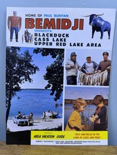1972 Bemidji Minnesota Vacation Guide Brochure Home Of Paul Bunyan Cross Lake picture