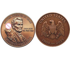 Final Cent Tribute Anniversary Challenge Coin Commemorative Penny 1-pc M picture
