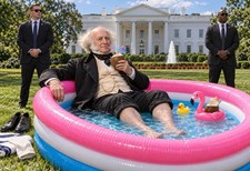 Martin Van Buren Presidential Pool Party AI 13