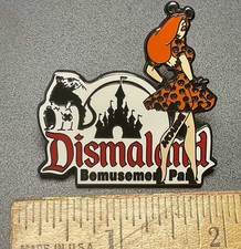 Banksy Dismaland Bemusement Park Enamel Pin Orange Dress Jessica Rabbit 49/50 picture