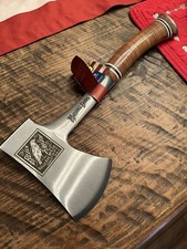 Personalized ESTWING Sportsman AXE Hatchet Black Raven Keen Kutter 14” Custom picture