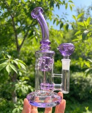 purple Recycler rig matrix bong Egg cool 8.8