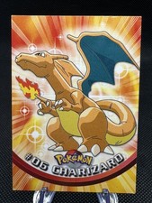Topps 1999 Pokémon TV Animation Charizard #06 Black Logo NM picture