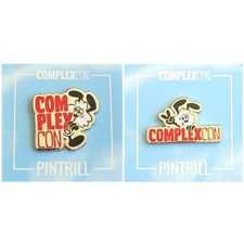 ⚡️RARE⚡️ VERDY x COMPLEXCON Artist Set Of 2 Verdy Pins *BRAND NEW* 2022 LE picture