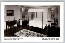 c1940s RPPC Bedroom From the Beekman House Interior New York City Postcard picture
