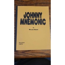 1992 Johnny Mnemonic Screenplay by William Gibson - Signed Revised Draft picture