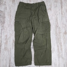 VTG US Army '69 Vietnam OG-107 Ripstop Poplin Jungle Pants Mens Medium Short  picture