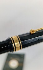 OMAS Milord 75th Anniversary Ballpoint Pen - Black Gold Faceted Resin - Excellent picture