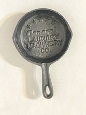rare pre 1931 General Laundry Machinery Co Advertising Cast Iron Skillet picture